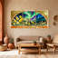 Northern Lights and Daffodils, ensemble de 3 reproductions d'art sur toile-1148514506