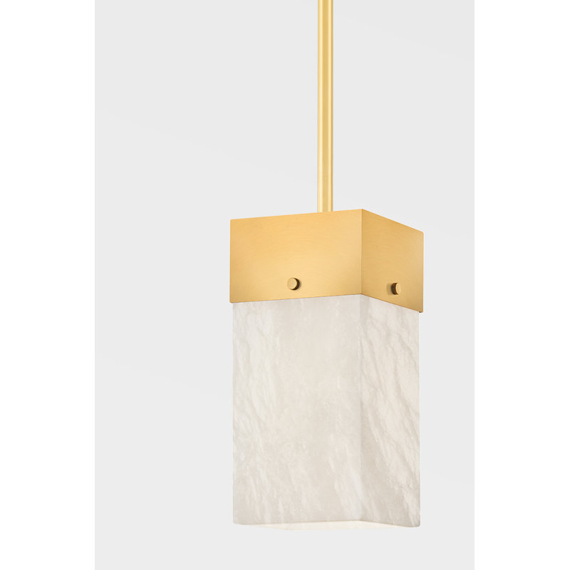 Times Square Large 1 Light Pendant, Black Nickel, 11.5" H x 6.25" W x 6.25" D