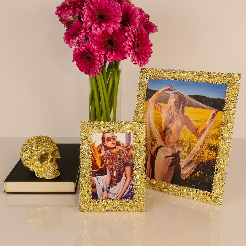 Everleigh Metal Picture Frame, 4" x 6", Silver