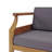 4-Piece Sofa Set, Dark Gray