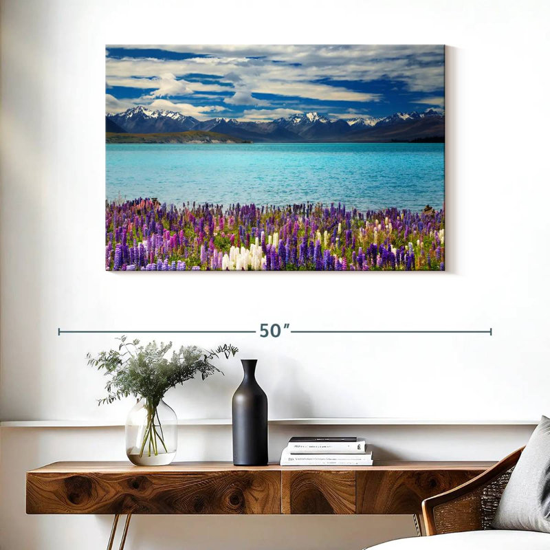 Alvord Lake Tekapo Mountain, 26" H x 39" W
