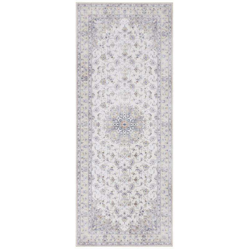 Nain Tufted Light Grey Rug, Runner 80 x 200cm