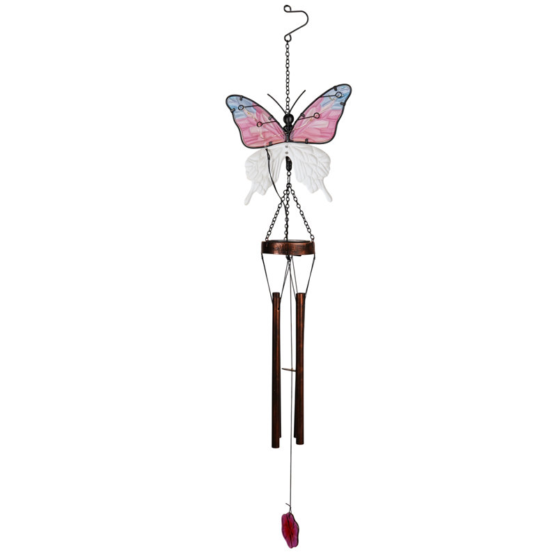  Solar Windchime Butterfly