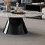 Ensemble de tables basses en marbre avec base en acier inoxydable-868668544-868668558