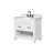 Dilkhush 36" Single Bathroom Vanity with Carrara Engineered Stone Top, Sink & Backsplash, Dove White, Pre-Assembled