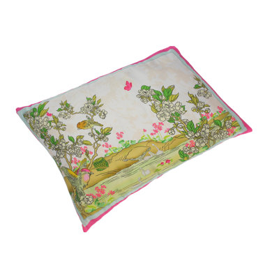 Bohemian Silk Camouflage Cotton Reversible Throw Pillow
