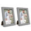 Ensemble de 2 cadres à photo simples en bois 3 po x 5 po noirs-70853738-70853744