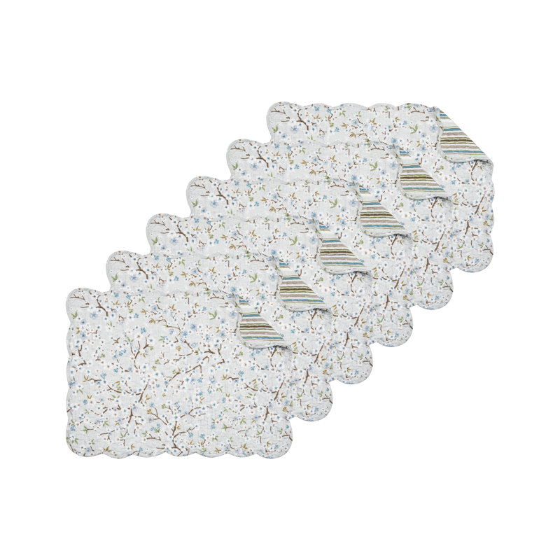 Ensemble de 6 napperons réversibles Serenity