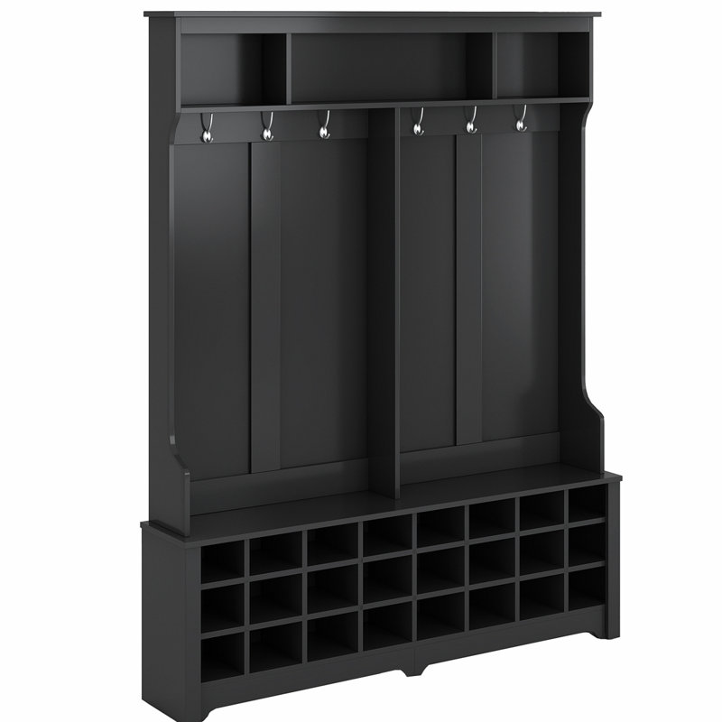 Rangement pour 4 paires de chaussures, Noir