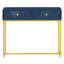 Console avec deux tiroirs - Bleu marine pour les intérieurs à la mode-1863249952
