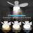 32 inch Quiet Ceiling Fan with Light and Remote Control-18681213