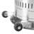 Fire Sense Performance Series Patio Heater with Wheels 50,000 BTU Output-Unpainted Stainless Steel