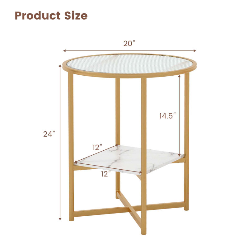 Ensemble de tables de bout Zacki