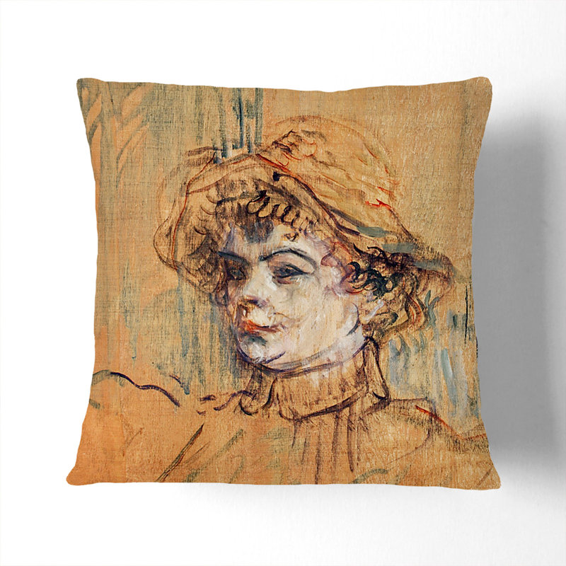 Mademoiselle Nys Square Throw Cushion, 40cm H x 40cm W x 15cm D