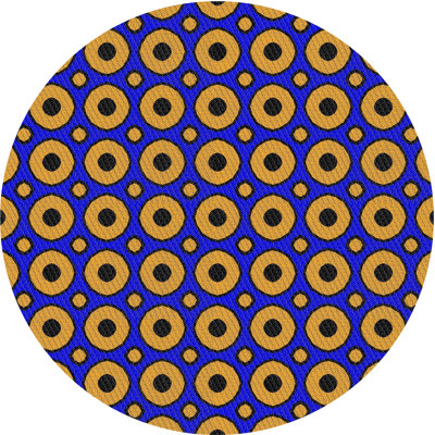 Tapis rouge / bleu Power Loom