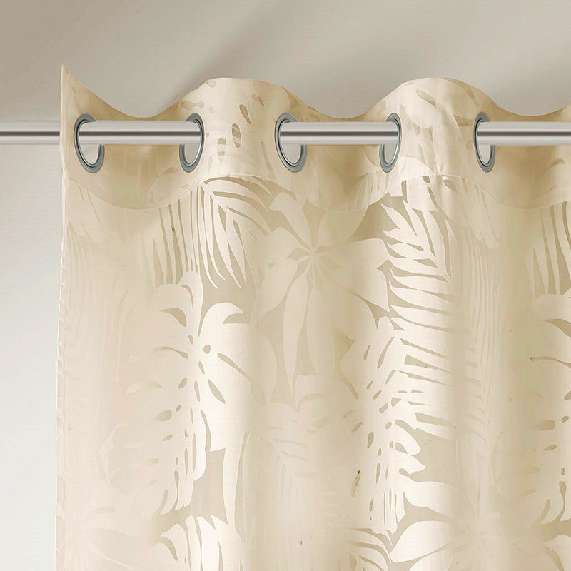 Voilage de fenêtre palmier 50 x 84 po, L 50,05 po x L 84,05 po