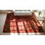 Hand Knotted Pile Red / Rust Wool Antique 1920s Rectangle Chinese Art Deco Rug
