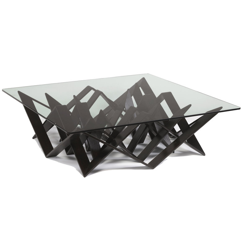Table basse Futura, Wengé foncé