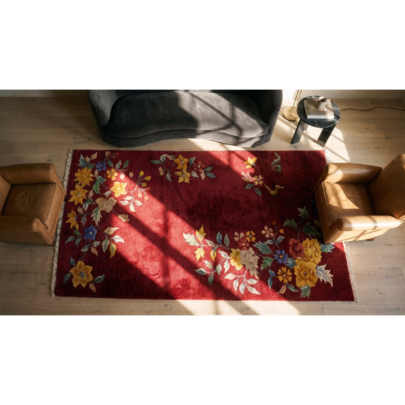 Tapis art déco chinois antique