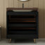 Meuble-lavabo autoportant moderne avec lavabo vasque en céramique et plateau en pierre frittée durable-670616674-670616701