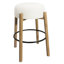 Tabouret Natalia en tissu bouclé-30128898-1156072