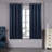 Bursaite 100 Percent Blackout Double Layers Lined Curtain Panel Pair-1142646898-1142647710