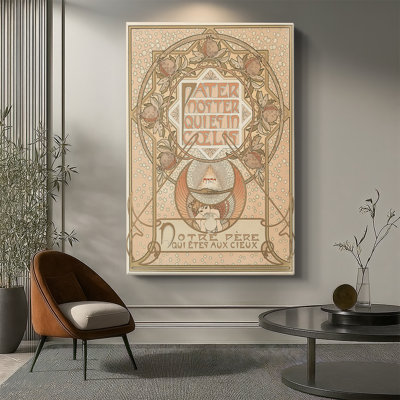 «Pater Noster», toile tendue par Alphonse Mucha