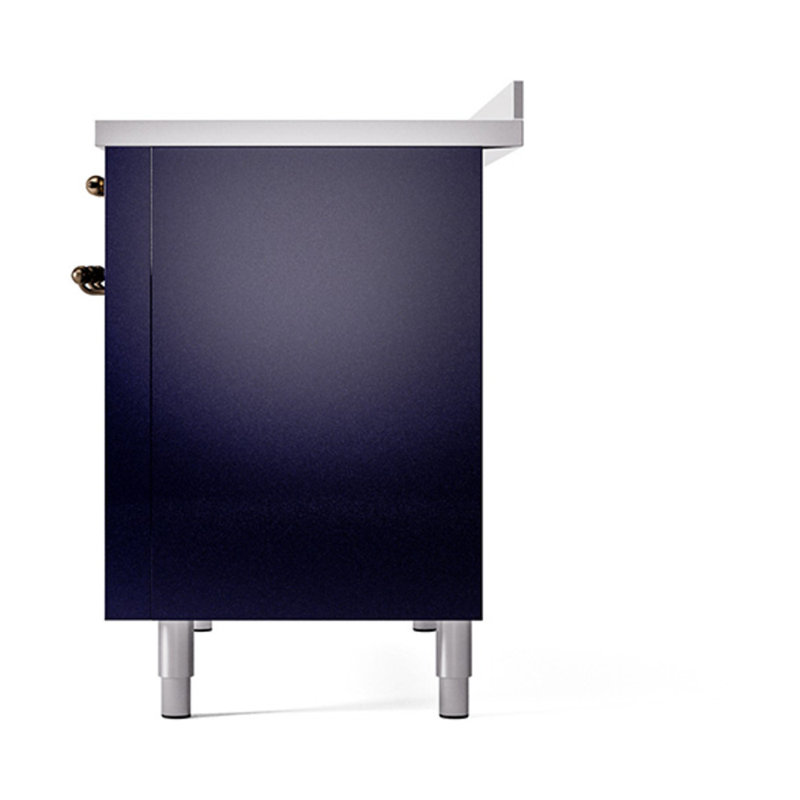 ILVE Nostalgie II Noblesse 48 in Induction Range, Midnight Blue/Burnished