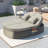 Xhuliana Outdoor Wicker Chaise Lounge-1447020938