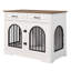 Chenil d'intérieur robuste pour chien avec 2 tiroirs de rangement