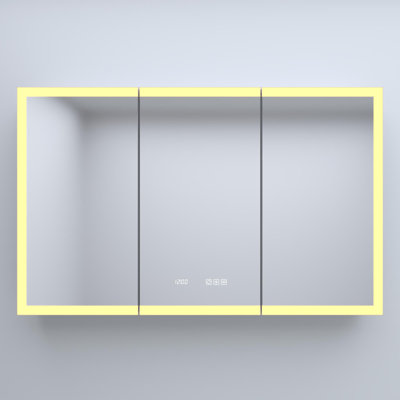 Aluminum Recessed/Surface Mount Medicine Cabinet
