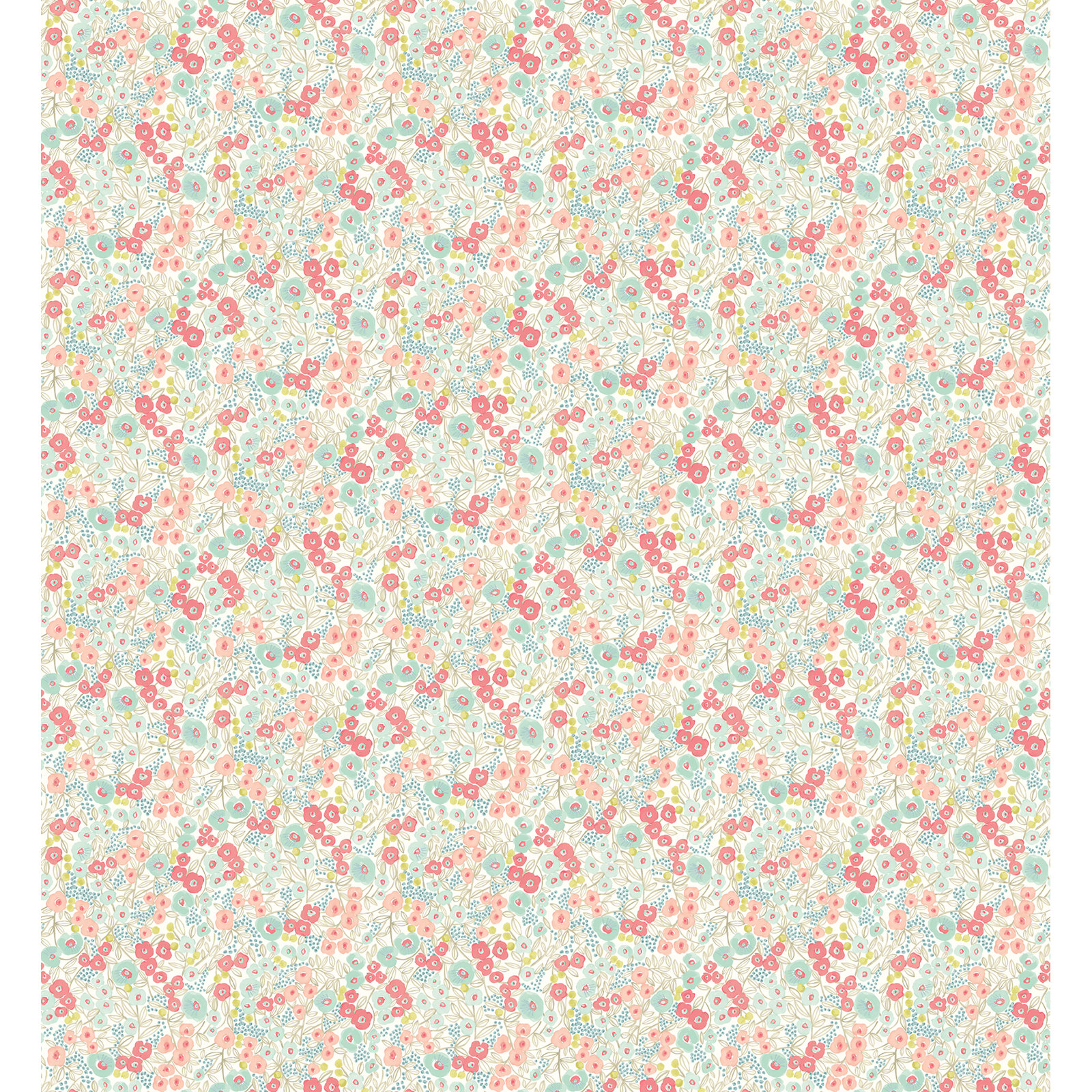 Garden Wallpaper, Pink