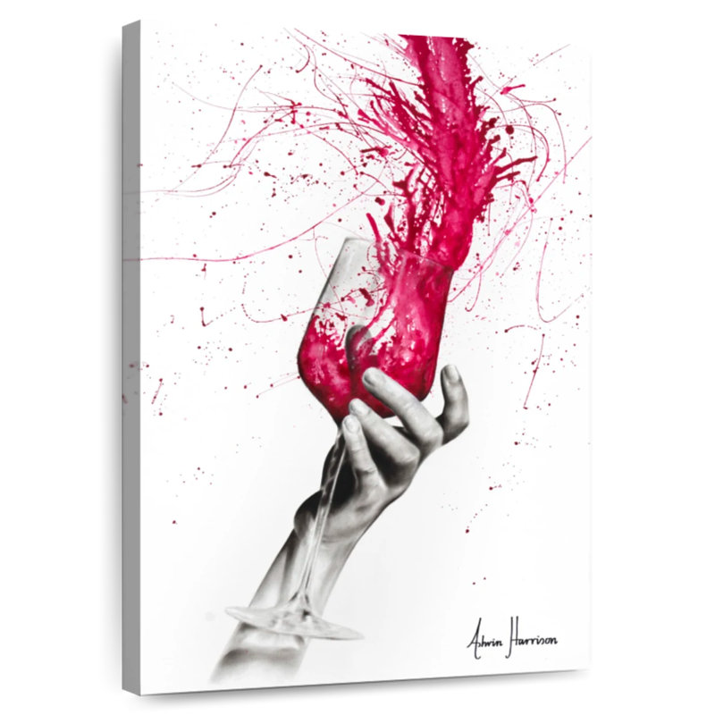 Yarlin Wine Night, 39" H x 26" W