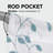 Rod Pocket Sheer Window Valance-891017529