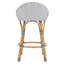 Tabouret de comptoir à dossier bas Ellie-1443711655