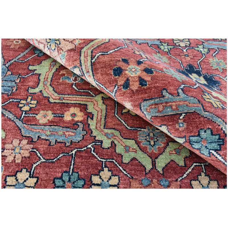 Rectangle La Oriental Handmade Hand-Knotted 8' x 10' Indoor Area Rug, Runner 2'6" x 10'