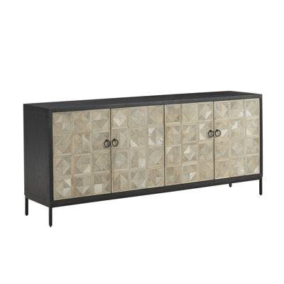Curtis 78.5'' W Solid Wood Sideboard