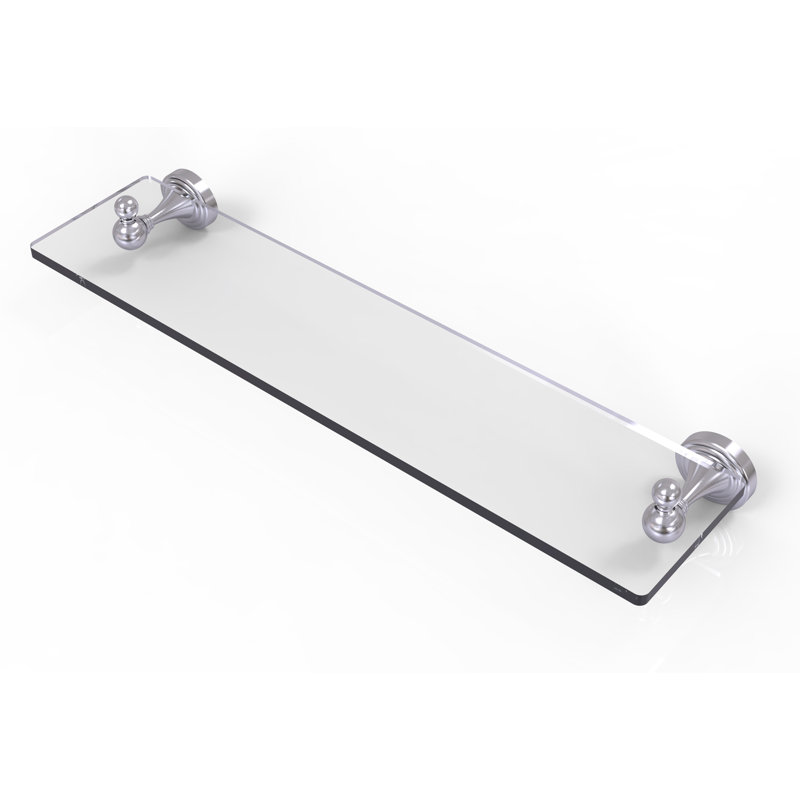 Godin Industrial Pipe Shelves, Satin Chrome, 22 Inch