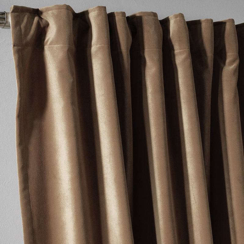Soft Touch Velvet Kitchen Valance, 75 W x 60 D cm, 21 Antique Brass