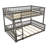 Full XL Over Queen Bunk Bed With Ladder And Guardrails-528645003