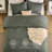 Bedsure Cotton Comforter with Throw Waffle Blanket and Decorative Pillow,Bedding Comforter Sets