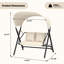 2 Person Porch Swing with Canopy