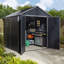 Airevale 8X6 Plastic Apex Shed Light Grey-953307333