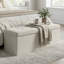 Reyaan 110cm Wide Tufted Rectangle Solid Colour Standard Ottoman with Storage-914162777