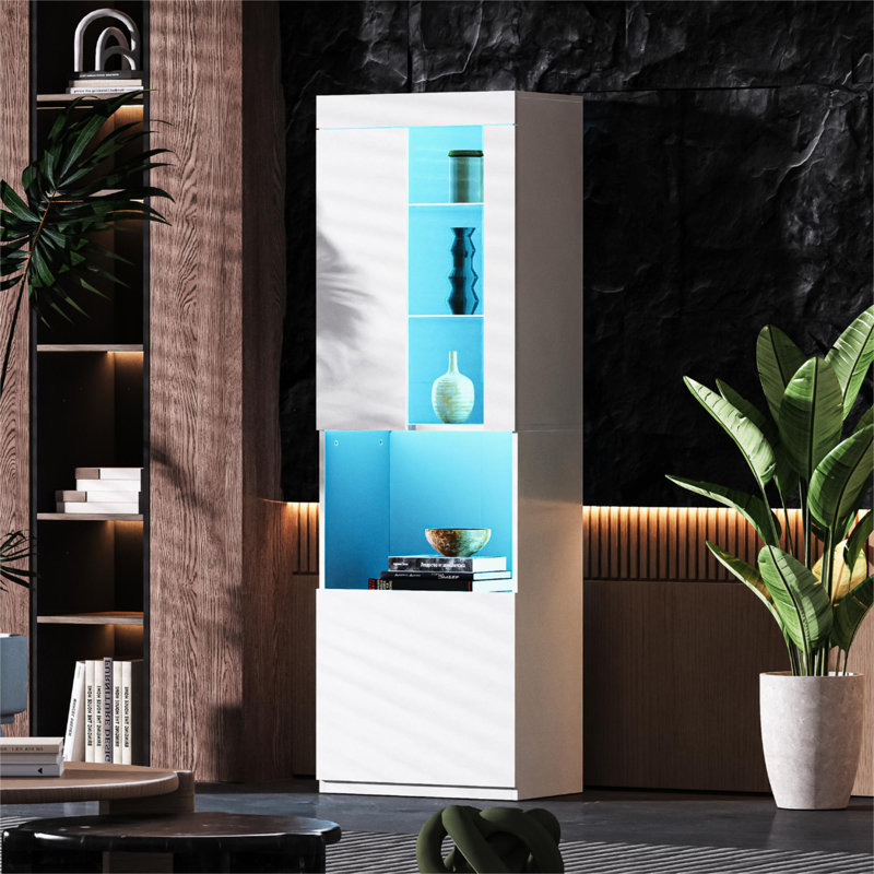 Gwinevere 66.9" Kitchen Pantry Storage Cabinet, White