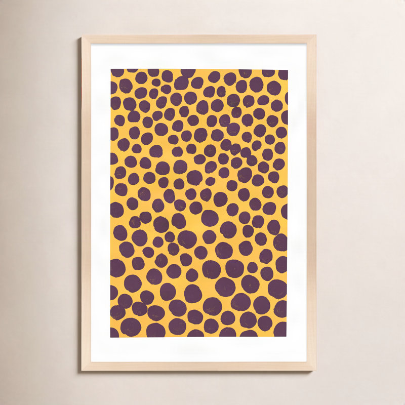 Navi Maroon on Pumpkin par Michela Sorrentino - Peinture, H 50 po x l 35 po x P 1,25 po, Brun