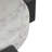 Besser Cole And Grey Marble Round Geometric Tray With Black X-Shaped Base-643705963