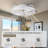 Kalyx Modern Crystal Ceiling Fan Light with Remote and Smart APP-908145916