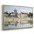 Toile naturelle avec cadre flottant