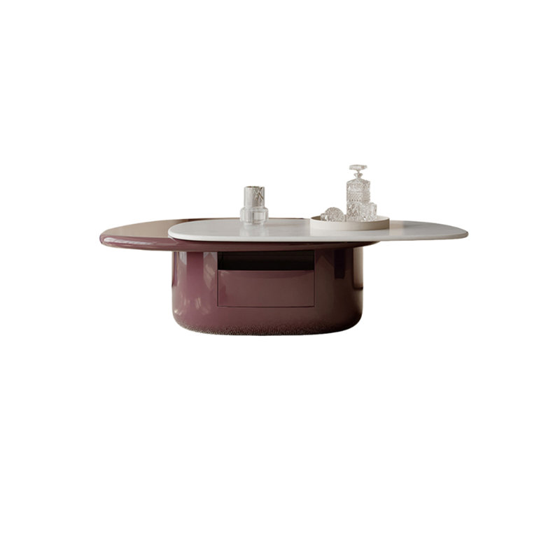 Irregular Shape  Wood Coffee Table